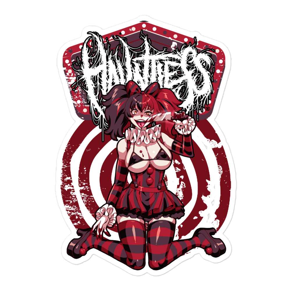 TRIXIE THE CLOWN STICKER – Hauntless